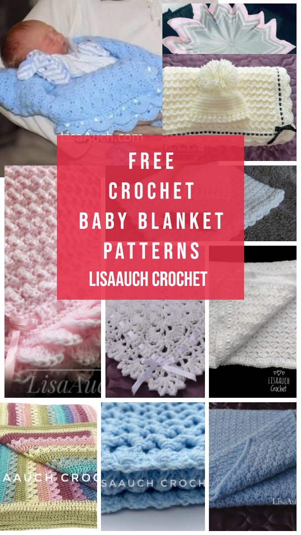 Baby Blanket Crochet Patterns By Lisaauchcrochet - Crochet, Knitting 